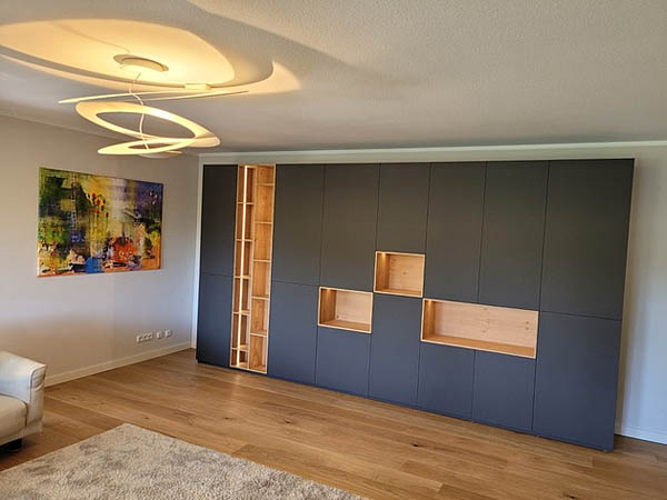 Wohnwand als Sonderanfertigung